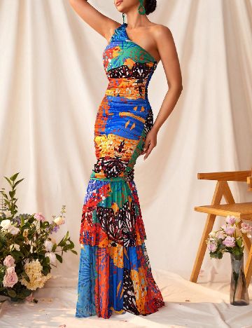 Rochie lunga SHEIN, mix culori