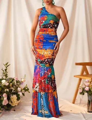 Rochie lunga SHEIN, mix culori