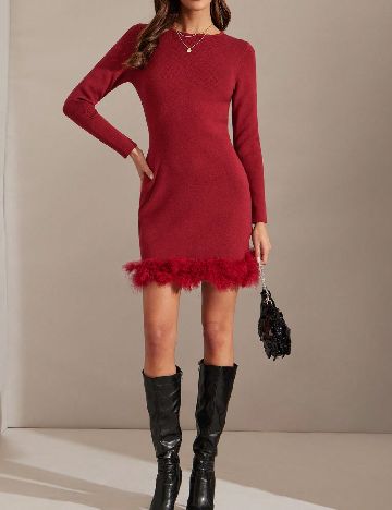 Rochie scurta SHEIN, rosu