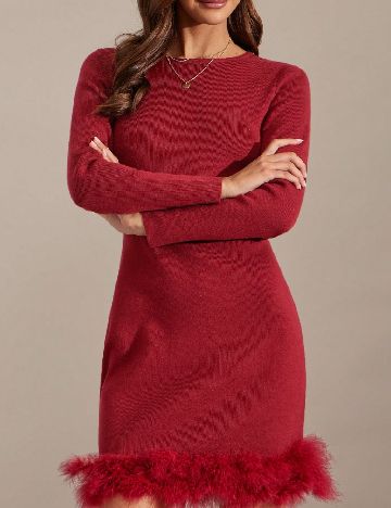 Rochie scurta SHEIN, rosu