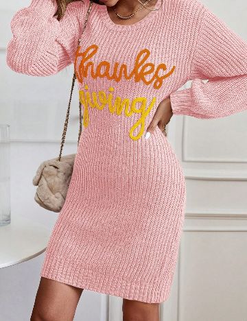 Rochie scurta SHEIN, roz