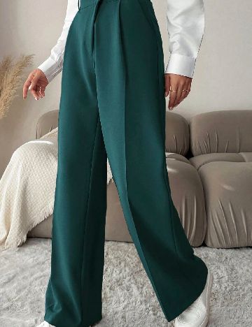 Pantaloni SHEIN, verde