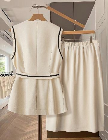 Compleu SHEIN CURVE, crem