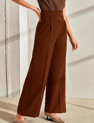 Pantaloni SHEIN, maro