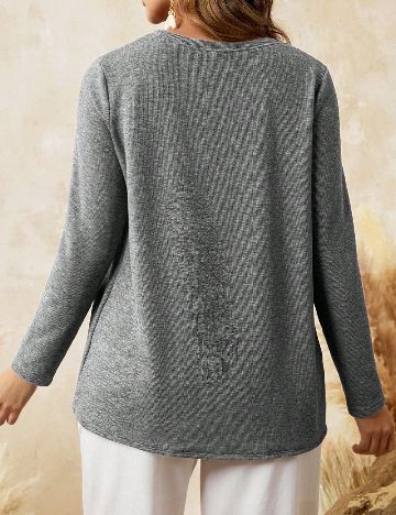 Bluza SHEIN Maternity, gri