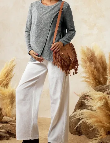 Bluza SHEIN Maternity, gri