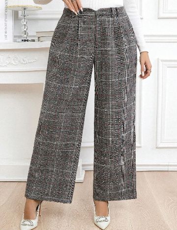 Pantaloni SHEIN CURVE, gri