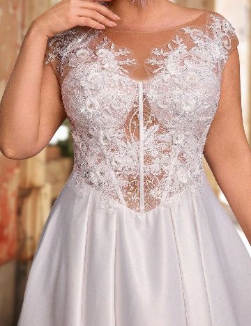 Rochie lunga SHEIN CURVE, alb