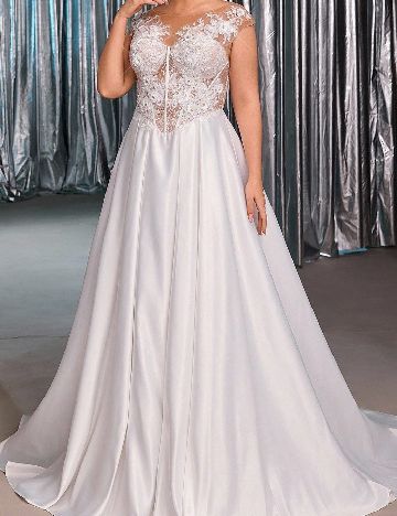 Rochie lunga SHEIN CURVE, alb