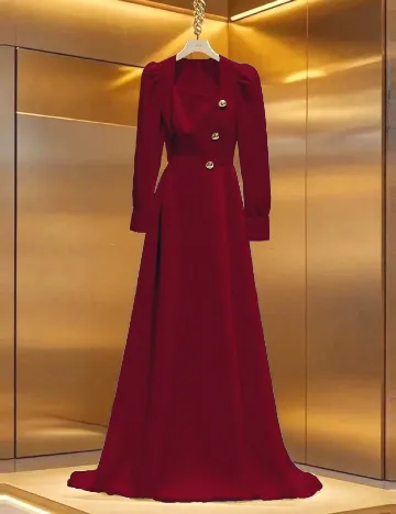 Rochie lunga SHEIN, rosu