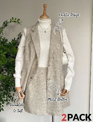 Compleu SHEIN CURVE, bej