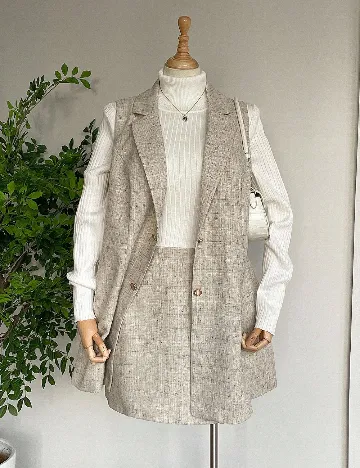 Compleu SHEIN CURVE, bej