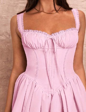 Rochie scurta SHEIN, roz