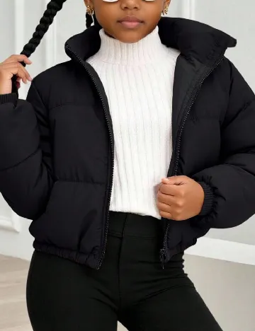 Geaca Shein Kids, negru