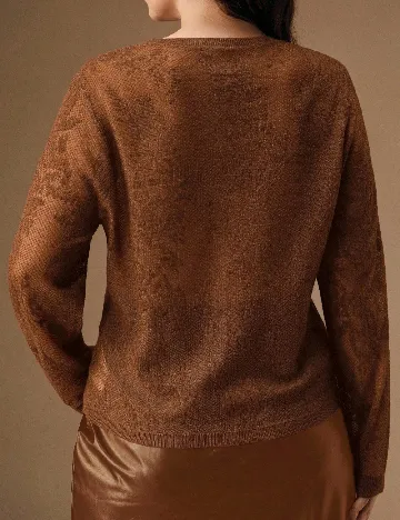 Bluza SHEIN CURVE, maro