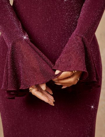 Rochie lunga SHEIN, pruna