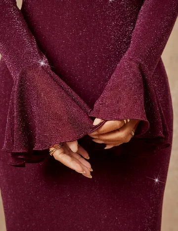 Rochie lunga SHEIN, pruna