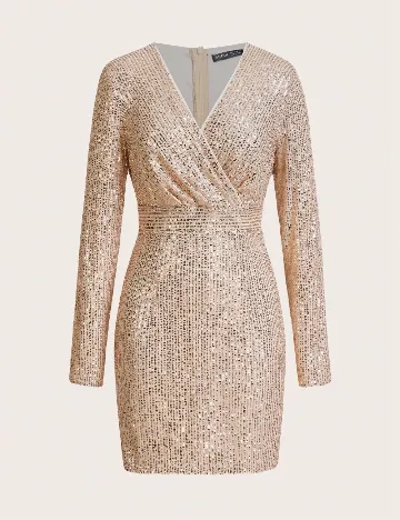 Rochie scurta SHEIN, crem