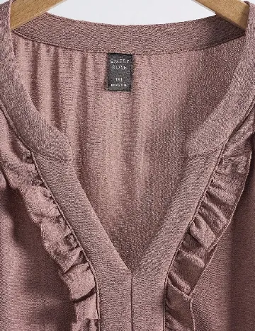 Rochie scurta Emery Rose Curve, roz pudra