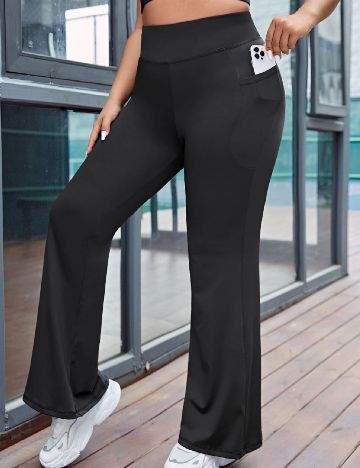 Pantaloni SHEIN CURVE, negru