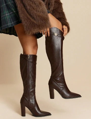 Cizme SHEIN, maro