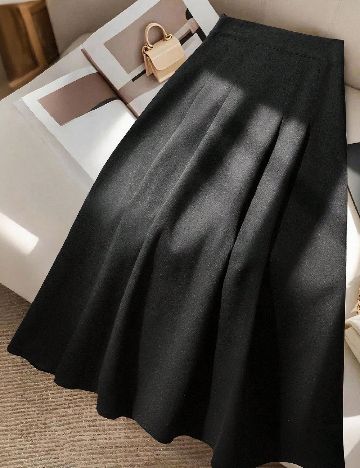 Fusta SHEIN CURVE, negru