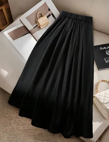 Fusta SHEIN CURVE, negru