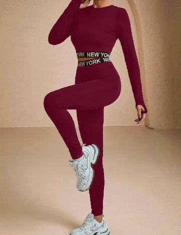 Compleu SHEIN, visiniu