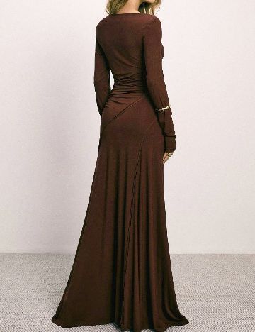 Rochie lunga SHEIN, maro