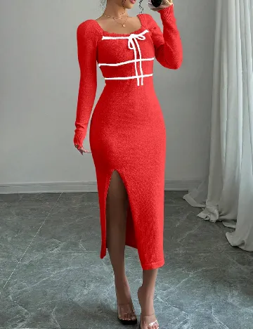 Rochie medie SHEIN, rosu