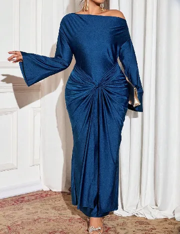 Rochie lunga SHEIN CURVE, albastru