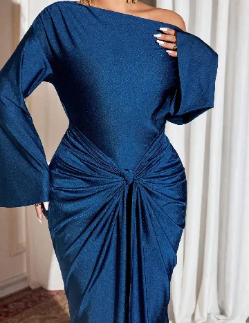 Rochie lunga SHEIN CURVE, albastru