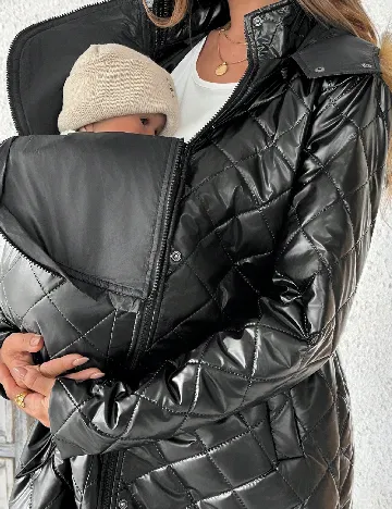 Geaca SHEIN Maternity, negru