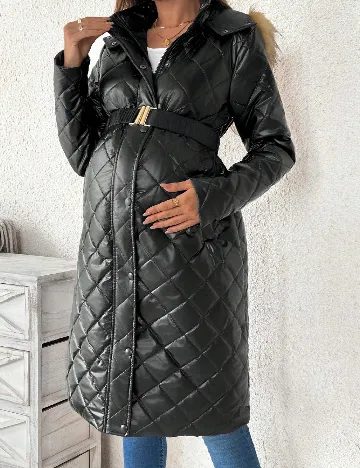 Geaca SHEIN Maternity, negru