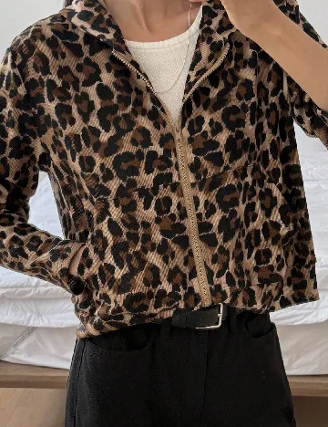 Hanorac Dazy, animal print