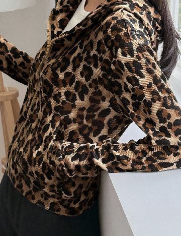 Hanorac Dazy, animal print