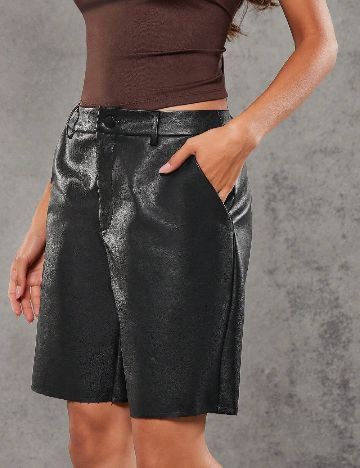 Pantaloni scurti SHEIN, negru