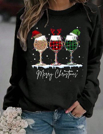 Bluza SHEIN CURVE, negru