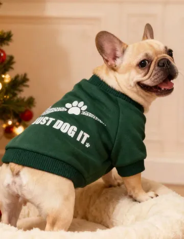 Haina pentru caini SHEIN, verde