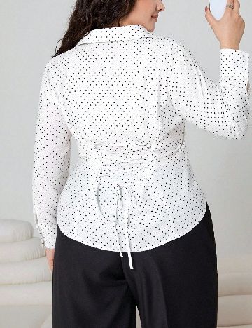 Camasa SHEIN CURVE, alb