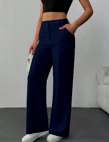 Pantaloni SHEIN, bleumarin