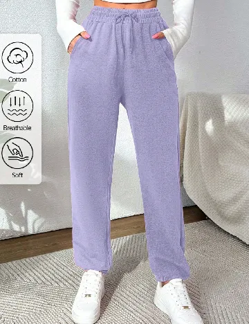 Pantaloni SHEIN, mov