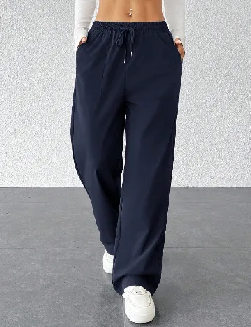 Pantaloni SHEIN, bleumarin