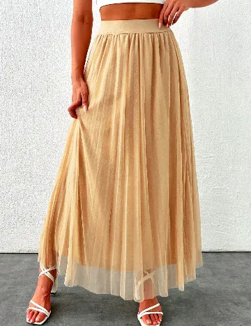 Fusta SHEIN, maro deschis