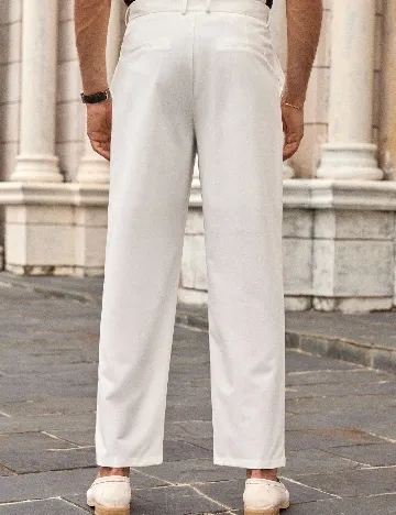 Pantaloni SHEIN, alb