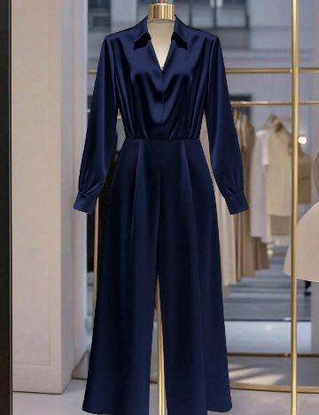 Salopeta SHEIN, bleumarin