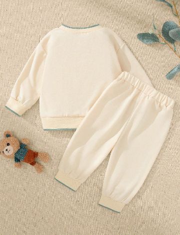 Compleu Shein Kids, crem