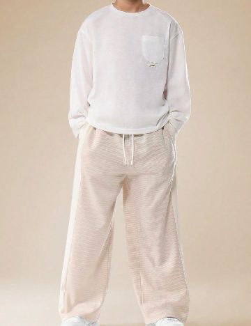 Pantaloni Shein Kids, bej