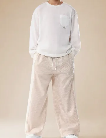 Pantaloni Shein Kids, bej