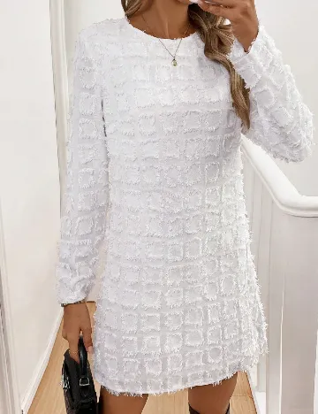 Rochie scurta SHEIN, alb